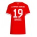 Bayern Munich Alphonso Davies #19 Hemma matchtröja Dam 2025-26 Kortärmad Billigt